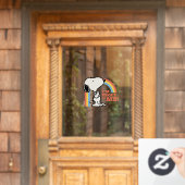 Peanuts | Snoopy Ik ben trots op me Raamsticker (Huis Deur)