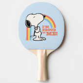Peanuts | Snoopy Ik ben trots op me Tafeltennisbatje (Voorkant)