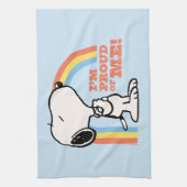 Peanuts | Snoopy Ik ben trots op me Theedoek (Verticaal)