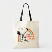 Peanuts | Snoopy Ik ben trots op me Tote Bag (Voorkant)