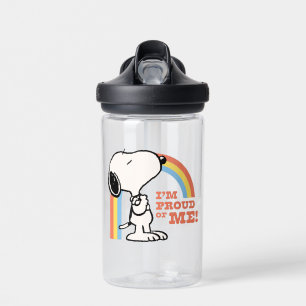 Peanuts   Snoopy Ik ben trots op me Waterfles