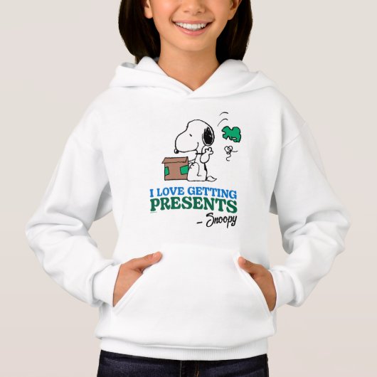 Peanuts | Snoopy Ik hou van het krijgen van Cadeau (Voorkant)