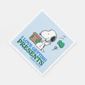 Peanuts | Snoopy Ik hou van het krijgen van Cadeau Servet (Hoek)