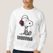 Peanuts | Snoopy in headsets Trui (Voorkant)