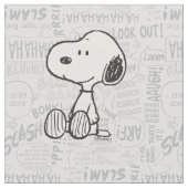 PEANUTS | Snoopy in zwart-wit strips Stof (Close Up)