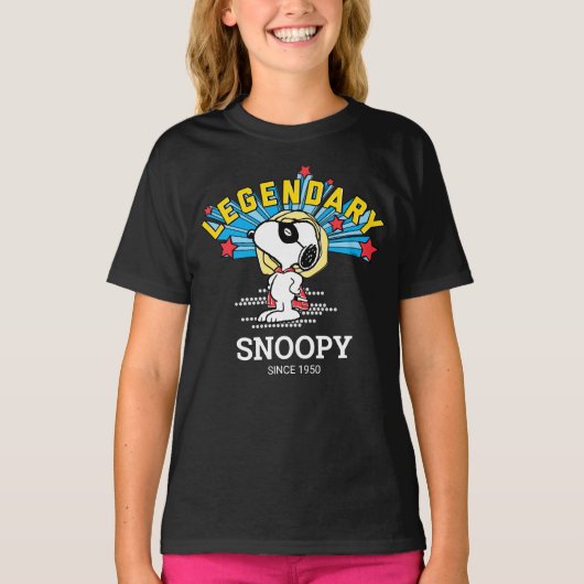 Peanuts | Snoopy is legendarisch T-shirt (Voorkant)