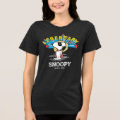 Peanuts | Snoopy is legendarisch Tri-Blend Shirt (Voorkant)
