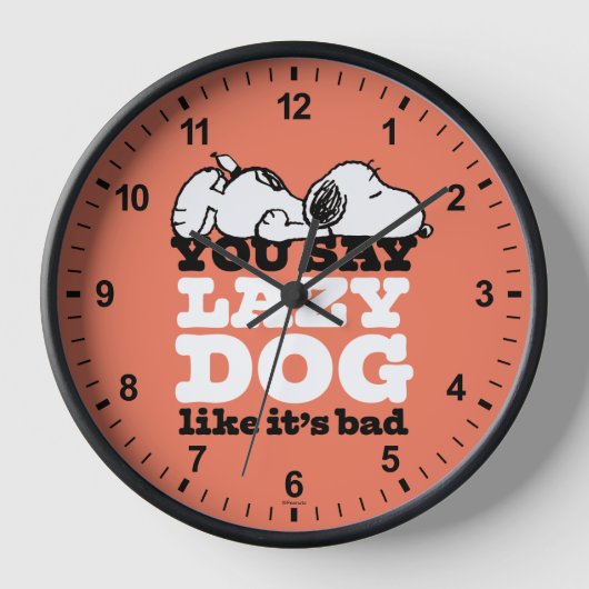 Peanuts | Snoopy je zegt luie hond alsof het slech (Voorkant)