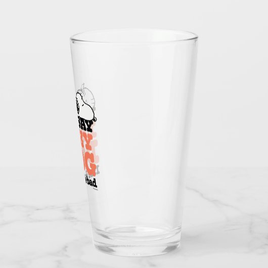 Peanuts | Snoopy je zegt luie hond alsof het slech Glas (Links)