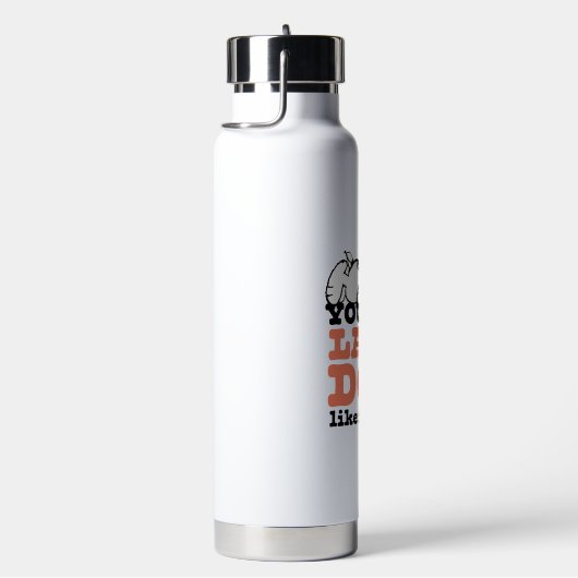 Peanuts | Snoopy je zegt luie hond alsof het slech Waterfles (Rechts)