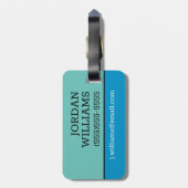 Peanuts | Snoopy Jet Set Bagagelabel (Achterkant verticaal)