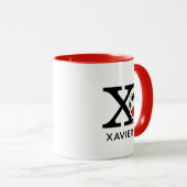 Peanuts | Snoopy "Joe Cool" | Naam & Monogram X Mok (Voorkant rechts)