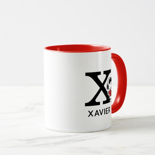 Peanuts | Snoopy "Joe Cool" | Naam & Monogram X Mok (Voorkant rechts)