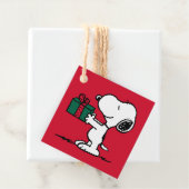 Peanuts | Snoopy Kerstcadeau Giver Bedankjes Labels (In situ)
