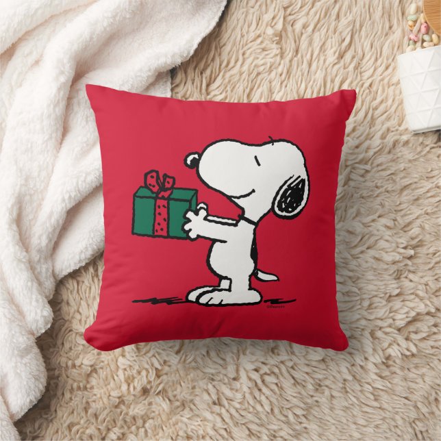 Peanuts | Snoopy Kerstcadeau Giver Kussen (Deken)