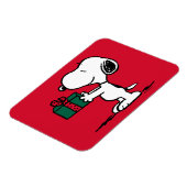 Peanuts | Snoopy Kerstcadeau Giver Magneet (Linkerzijde)