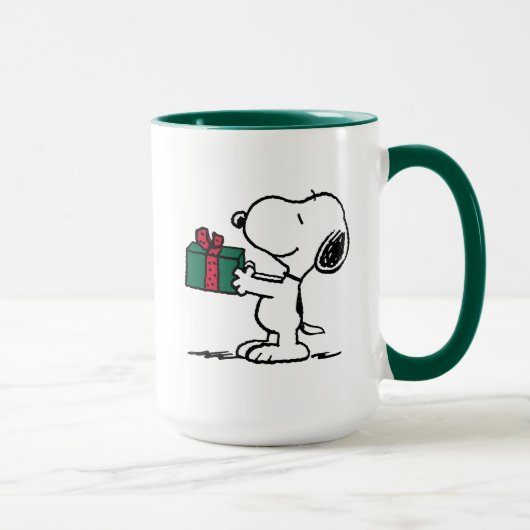 Peanuts | Snoopy Kerstcadeau Giver Mok (Rechts)