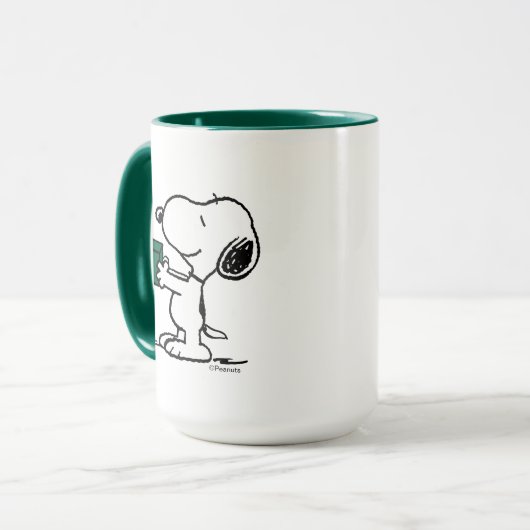 Peanuts | Snoopy Kerstcadeau Giver Mok (Voorkant links)