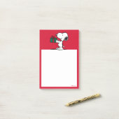 Peanuts | Snoopy Kerstcadeau Giver Post-it® Notes (Op bureau)