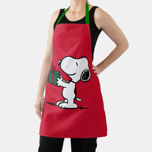 Peanuts | Snoopy Kerstcadeau Giver Schort (Insitu)