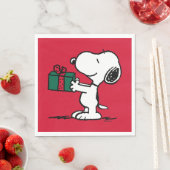 Peanuts | Snoopy Kerstcadeau Giver Servet (Insitu)