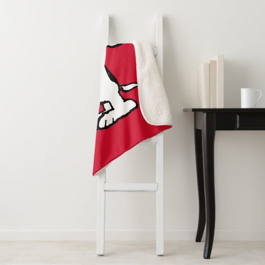 Peanuts | Snoopy Kerstcadeau Giver Sherpa Deken (In situ)