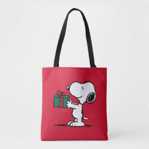 Peanuts   Snoopy Kerstcadeau Giver Tote Bag
