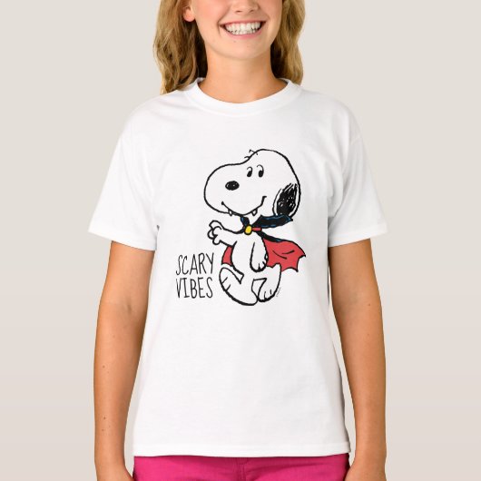 Peanuts | Snoopy lachende vampier T-shirt (Voorkant)