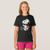 Peanuts | Snoopy lachende vampier T-shirt (Voorkant volledig)