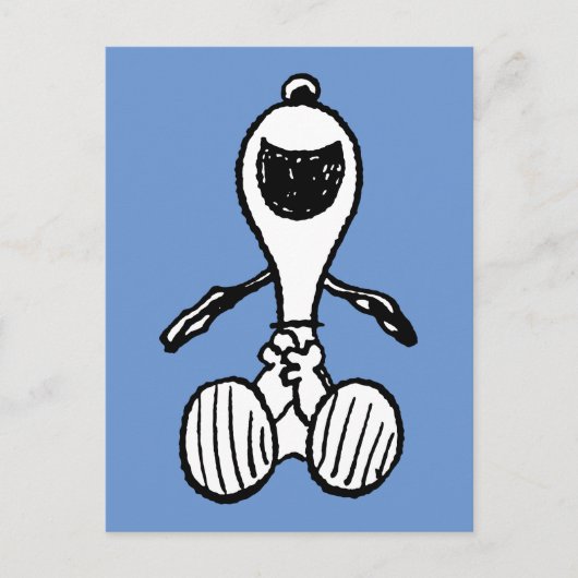 Peanuts | Snoopy lacht Briefkaart (Voorkant)