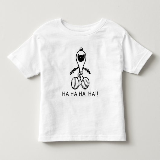Peanuts | Snoopy lacht Kinder Shirts (Voorkant)