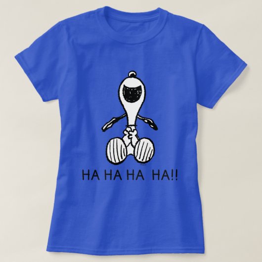 Peanuts | Snoopy lacht T-shirt (Design voorkant)