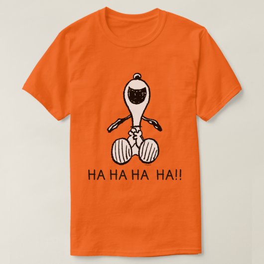 Peanuts | Snoopy lacht T-shirt (Design voorkant)