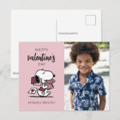 Peanuts | Snoopy levert Valentijnse  Briefkaart (Voorkant / Achterkant)