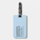 Peanuts | Snoopy & Linus Bagagelabel (Achterkant verticaal)