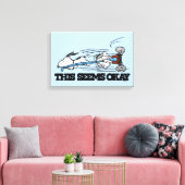 Peanuts | Snoopy & Linus Canvas Afdruk (Insitu (Woonkamer))