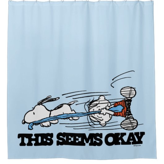 Peanuts | Snoopy & Linus Douchegordijn (Voorkant)