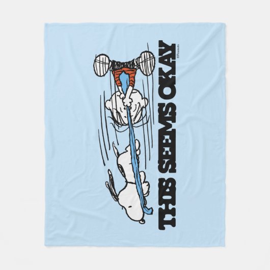 Peanuts | Snoopy & Linus Fleece Deken (Voorkant)