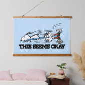 Peanuts | Snoopy & Linus Hangend Wandkleed (Slaapkamer)