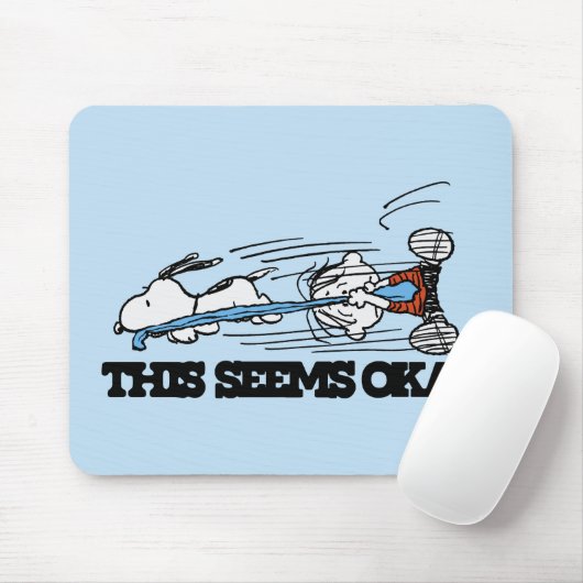 Peanuts | Snoopy & Linus Muismat (Met muis)