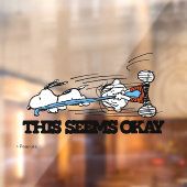 Peanuts | Snoopy & Linus Raamsticker (Vel 2)