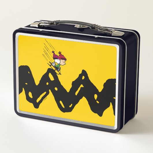 Peanuts | Snoopy & Linus Sled Ride (Achterkant)