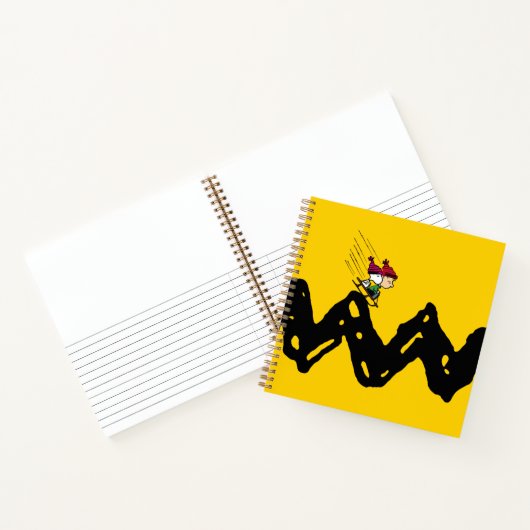 Peanuts | Snoopy & Linus Sled Ride Notitieboek (Binnen)