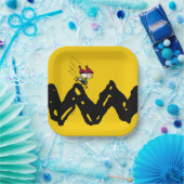 Peanuts | Snoopy & Linus Sled Ride Papieren Bordje (Feest)