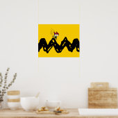 Peanuts | Snoopy & Linus Sled Ride Poster (Keuken)