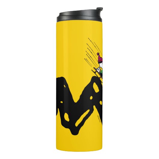 Peanuts | Snoopy & Linus Sled Ride Thermosbeker (Gedraaid links)