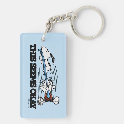 Peanuts | Snoopy & Linus Sleutelhanger (achterkant)