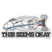 Peanuts | Snoopy & Linus Sticker (Voorkant)