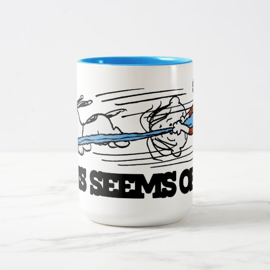 Peanuts | Snoopy & Linus Tweekleurige Koffiemok (Center)