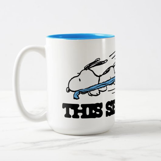 Peanuts | Snoopy & Linus Tweekleurige Koffiemok (Links)